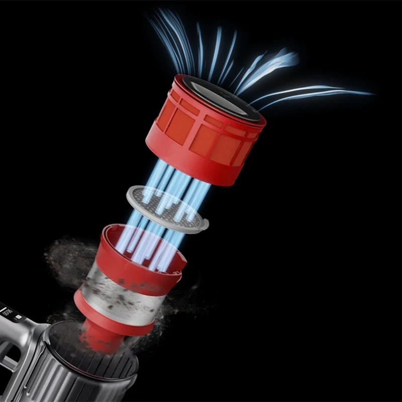 قطع غيار مكنسة كهربائية محمولة ، فلتر قطن أمامي ، فلتر Hepa خلفي ، ملحق لـ Xiaomi Roborock H7