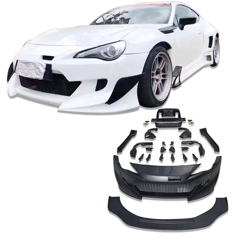 

Rocket Sunny Style Car Body Kit Assembly for Toyota GT86 2012-2016 Front Bumper Fender Side Skirts Rear Diffuser Lip Trunk Wing