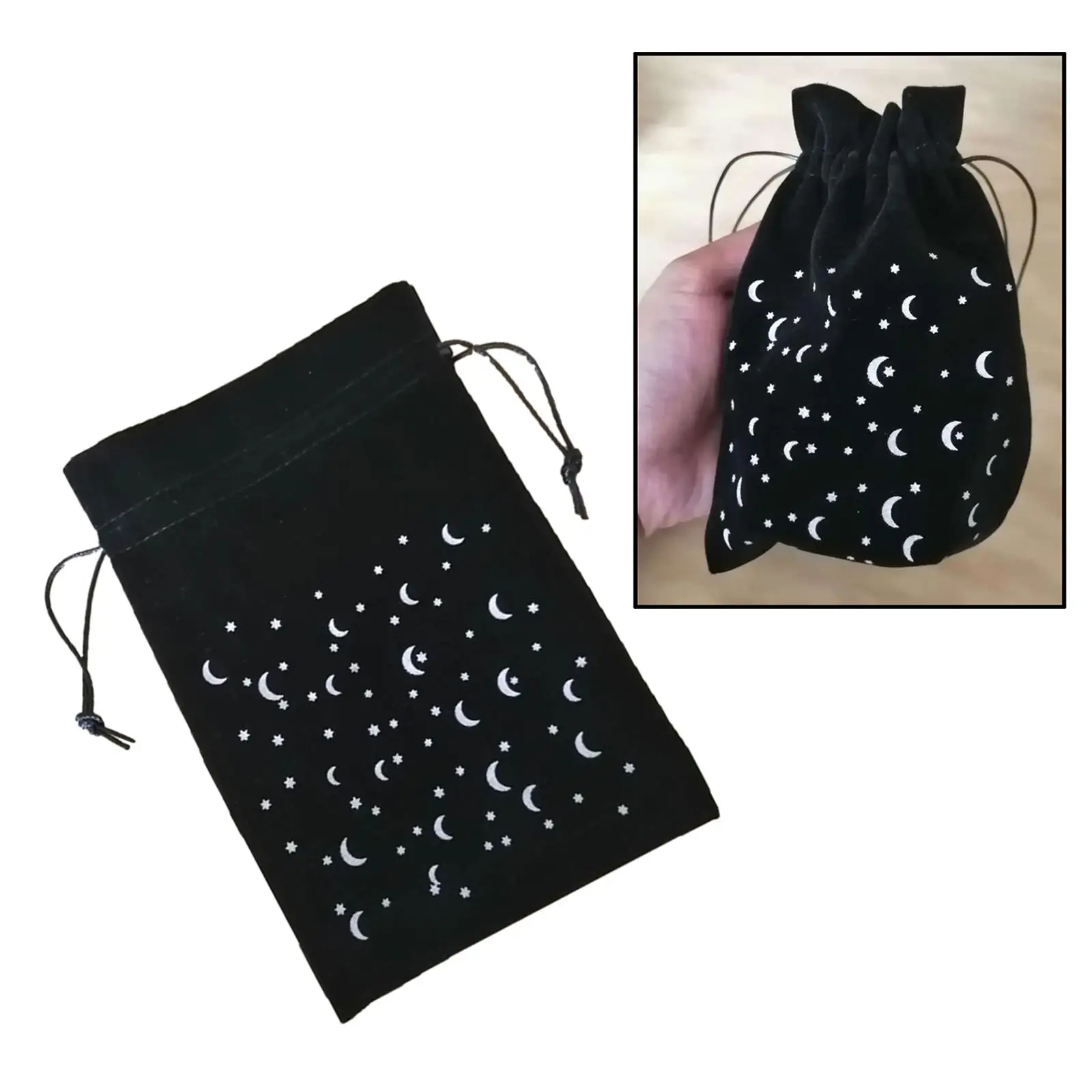 

Бархатный чехол для хранения карточек 13x18 см с шнурком для настольной игры