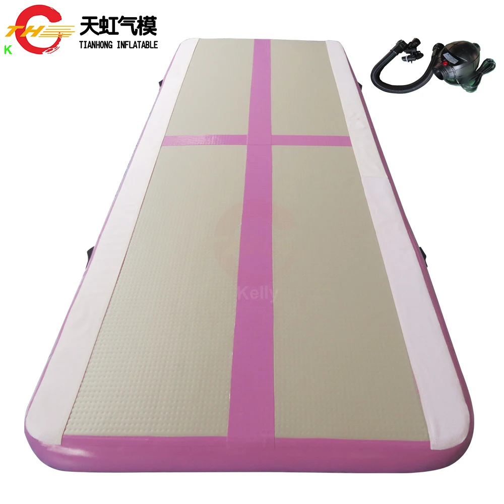 

Free air shipping 6m/8m/10m long inflatable tumble track cheap air track gymnastics tumbling air track for sale