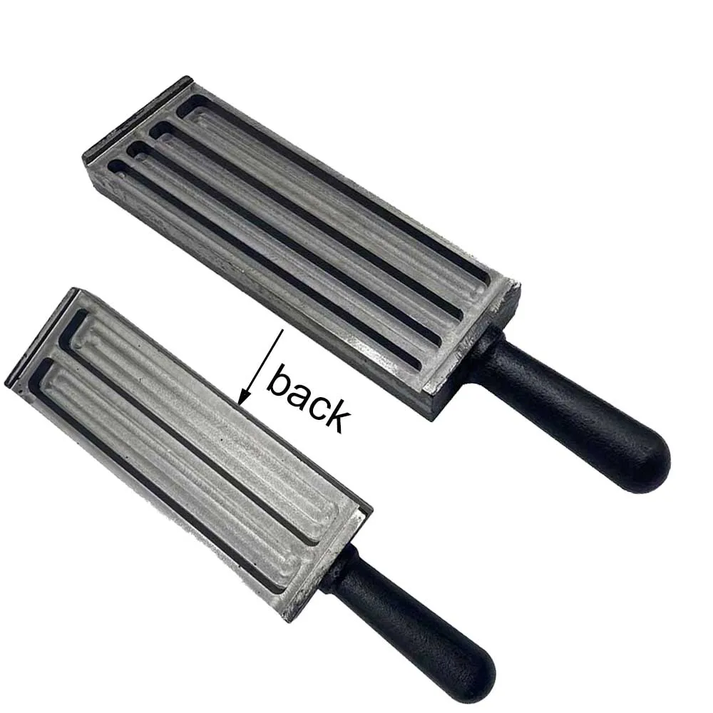 Multifuntional Iron Craft Tool Iron Molds Metal Strip Mold for Gold Bar Mold Silver Bar Mold  Jewelry Casting Mold