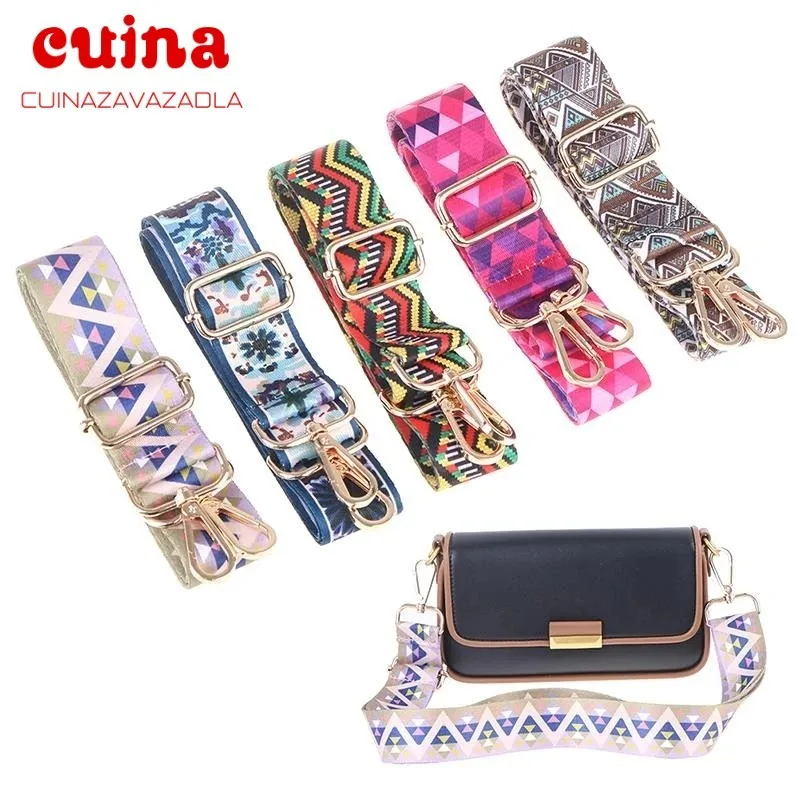 

New Colorful Bag Strap Belt Replacement Wide Handbag Straps For Crossbody Bag Accessories Nylon Shoulder Strap For Bags