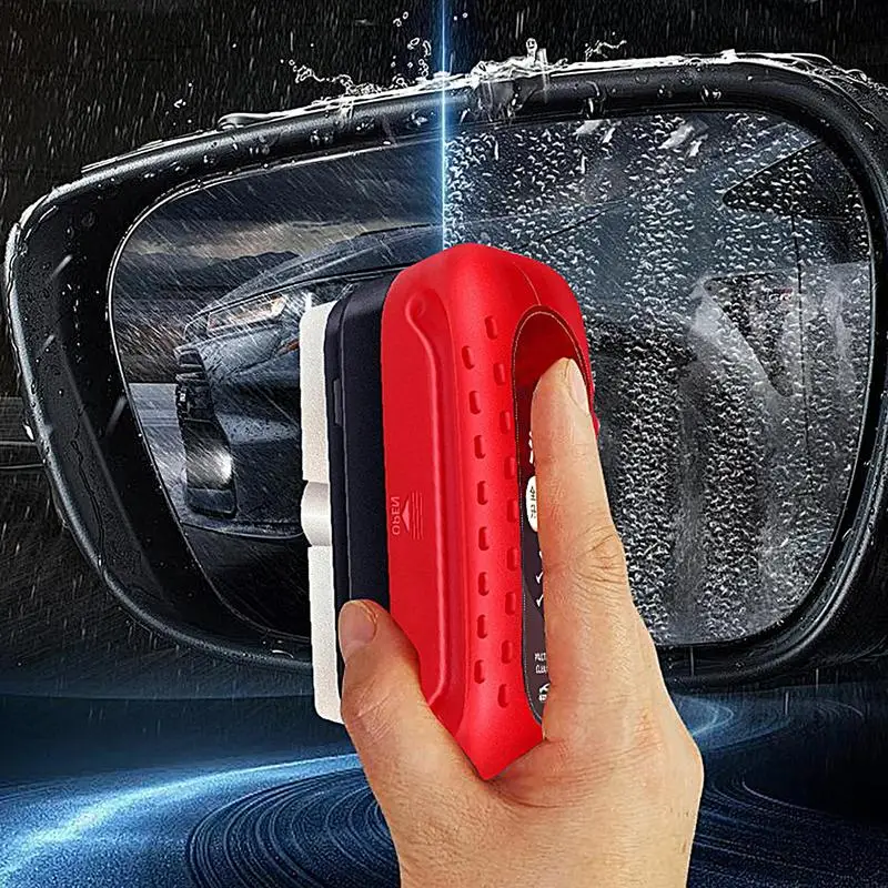 Car Glass Glossy Powerful Car Windshield Cleaner Oil Film Remover Car Window Glass Cleaner Removes Dirt Car Cleaning Brush