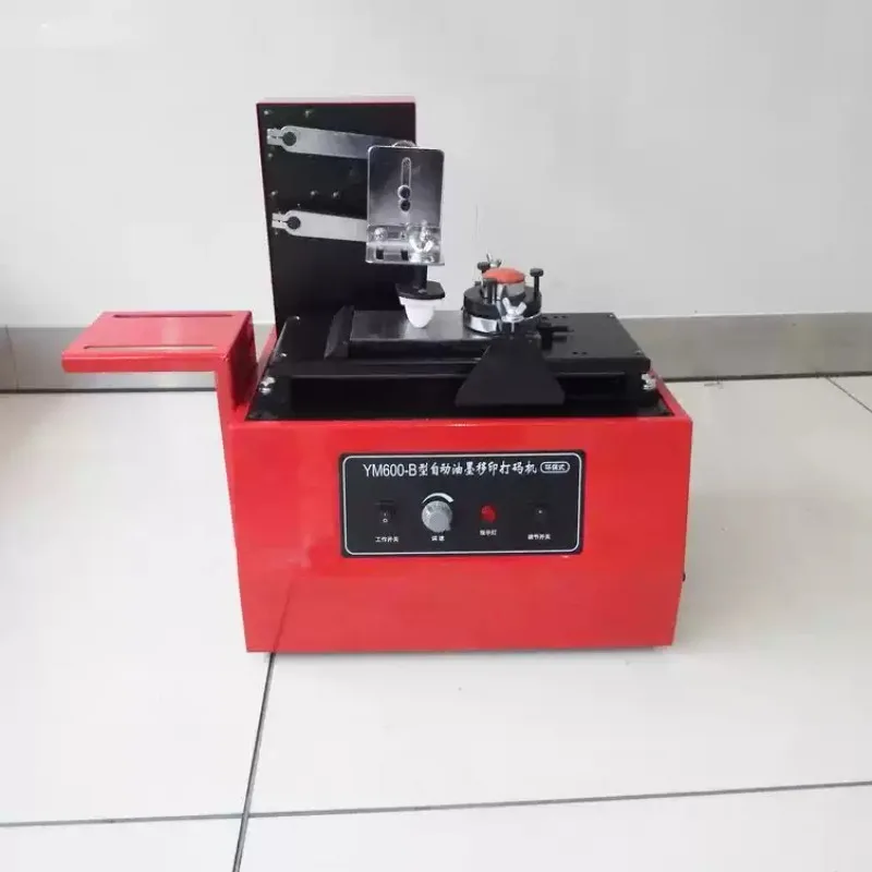 YM600-B Desktop Electric Pad Printer, Environmental Round Pad Printing Ink Marking Machine