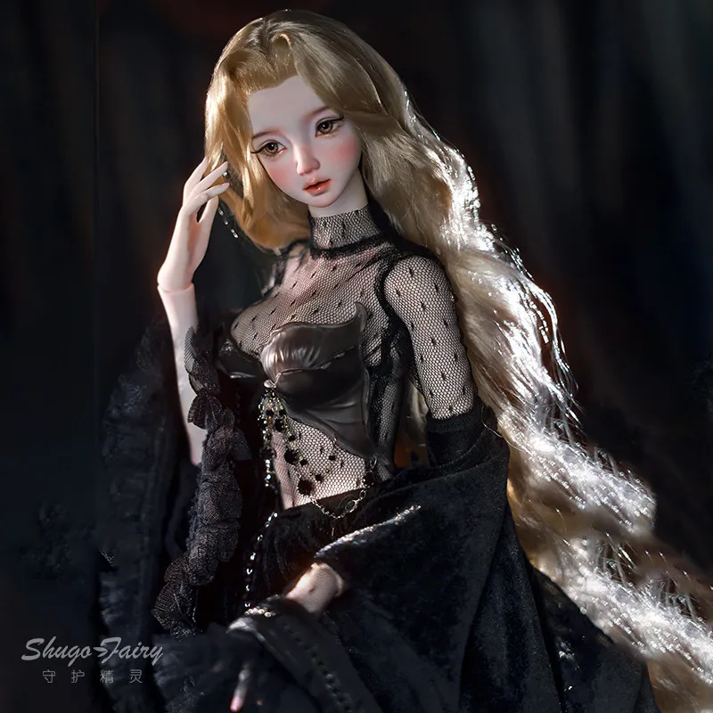 

Трехточечная кукла Bjd для девочек, фигурка темной готической Лолиты, шарнирная подвижная кукла Sd, праздничный подарок ручной работы на заказ