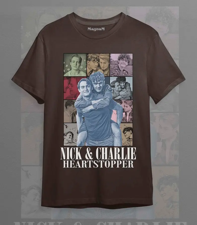 Charlie Heartstopper The Eras tour Unisex Softstyle T-Shirt