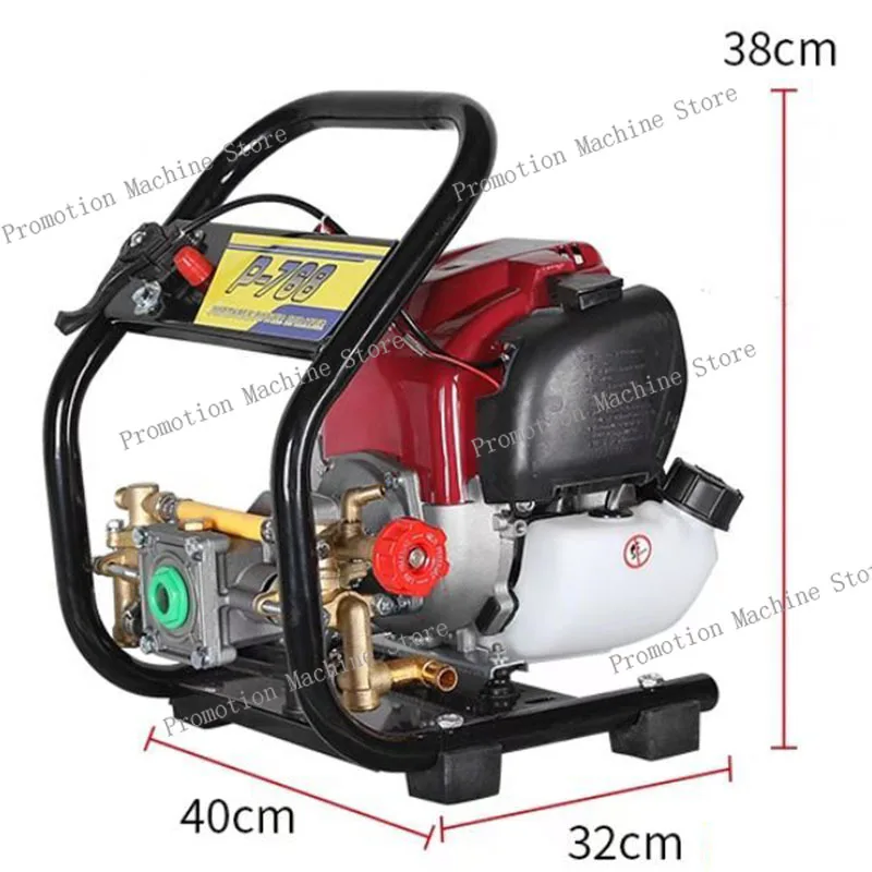

140F Four-stroke High Pressure Sprayer with Rolling Tube Integrated Garden Fruit Tree Disinfection Flushing Pump NEW