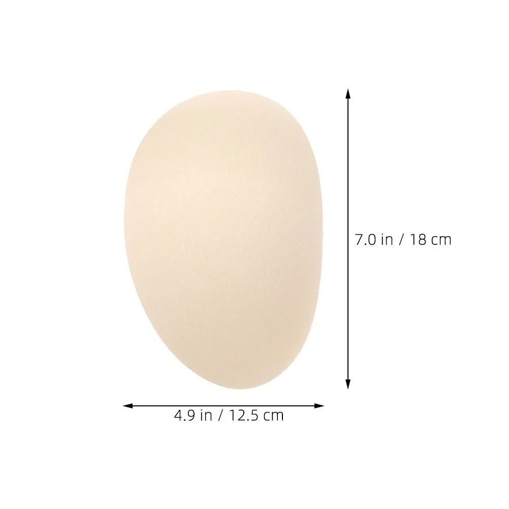 Almofadas intensificadoras de bunda para mulheres, 2 peças, reforço de quadril falso, proteção da pele, látex ajustável, inserção jeans, acolchoamento
