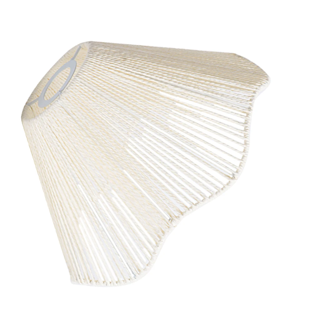 

Paper Rope Woven Lampshade 6cm Ring E27 Base Lightweight Durable Practical Retro Style Hanging Ceiling Light Cover Ch