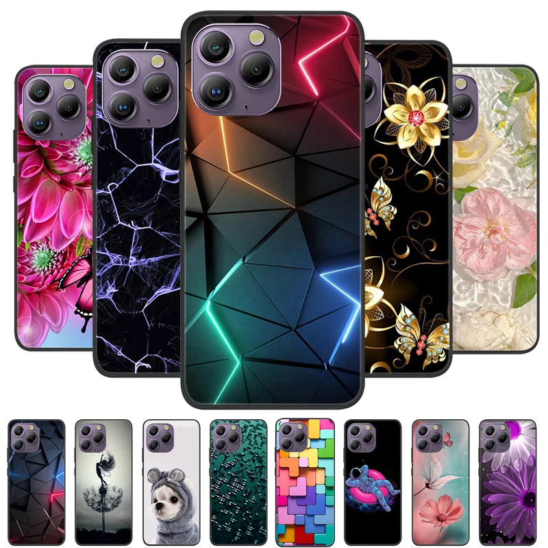 Dla Blackview A96 Etui odporne na wstrząsy TPU Miękkie silikonowe pokrowce na telefon dla Blackview A96 Funda Malowane na BlackviewA96 Luxury Capa