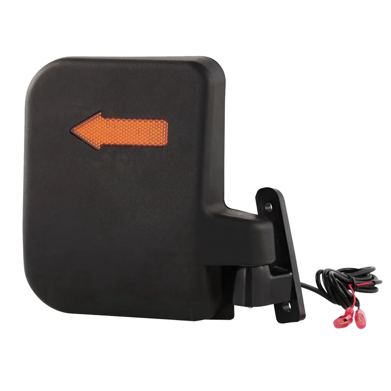 

2X Golf Cart Side Mirrors With LED Turn Signal Light For Club Car EZGO Yamaha And Others Golf Cart