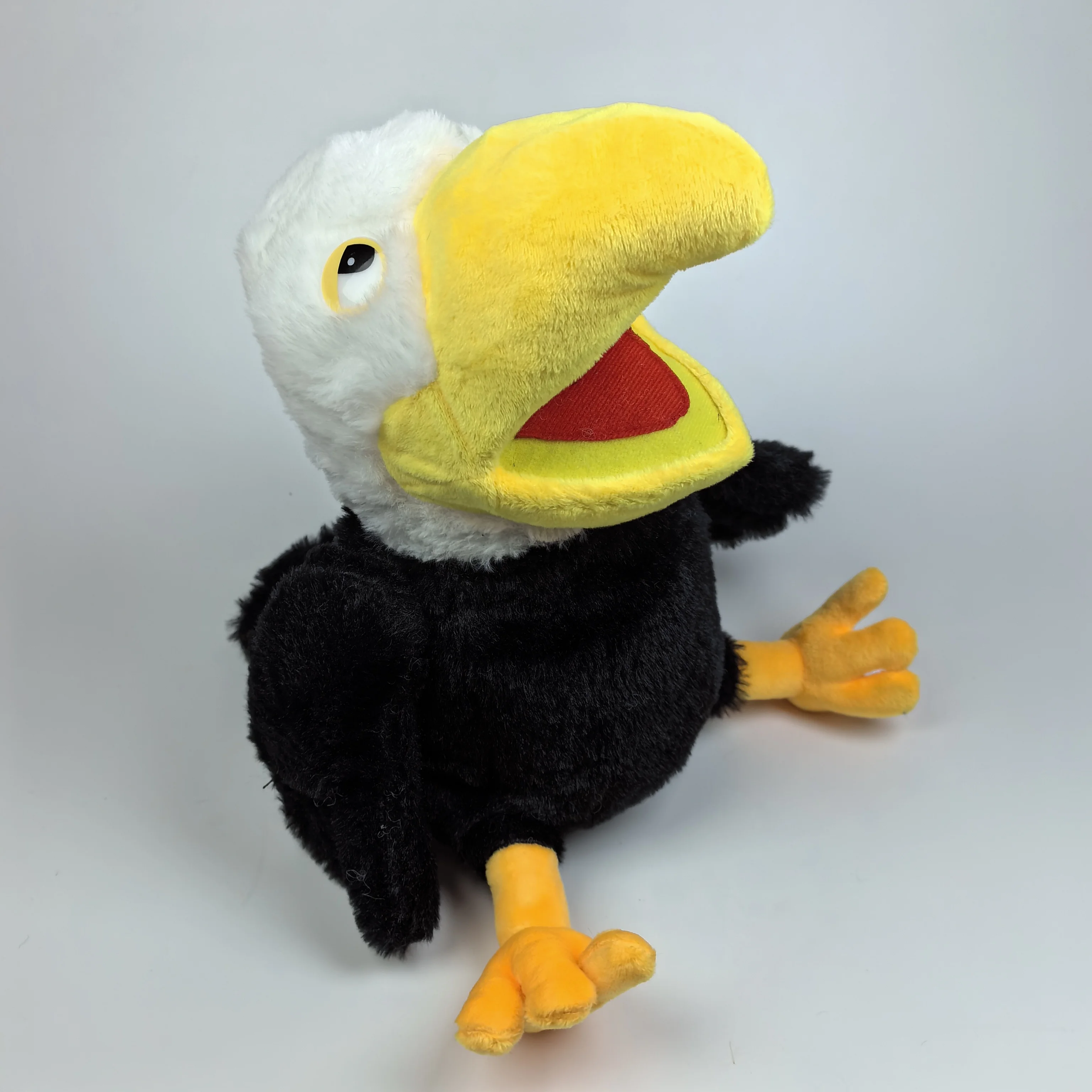 35-40cm Hand puppet Kids Cute Plush Parrot Puppets Home Decor Finger Puppets Various Bird Shapes Home Decor Finger Puppets Couch