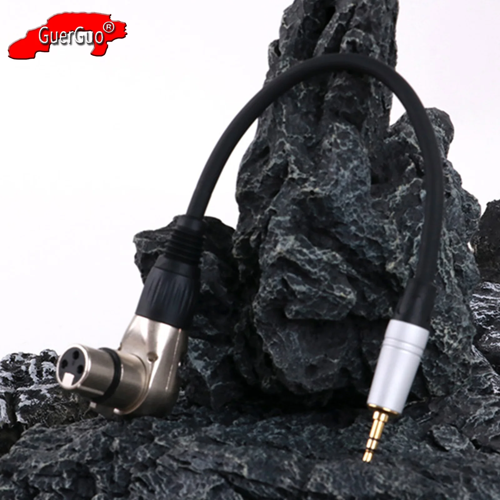 

AUX 3.5mm 1/8 inch Stereo Gold Plate Male Jack to 90 Degree Right Angle 3Pin XLR Female Microphone Audio Extension Cord Adapter