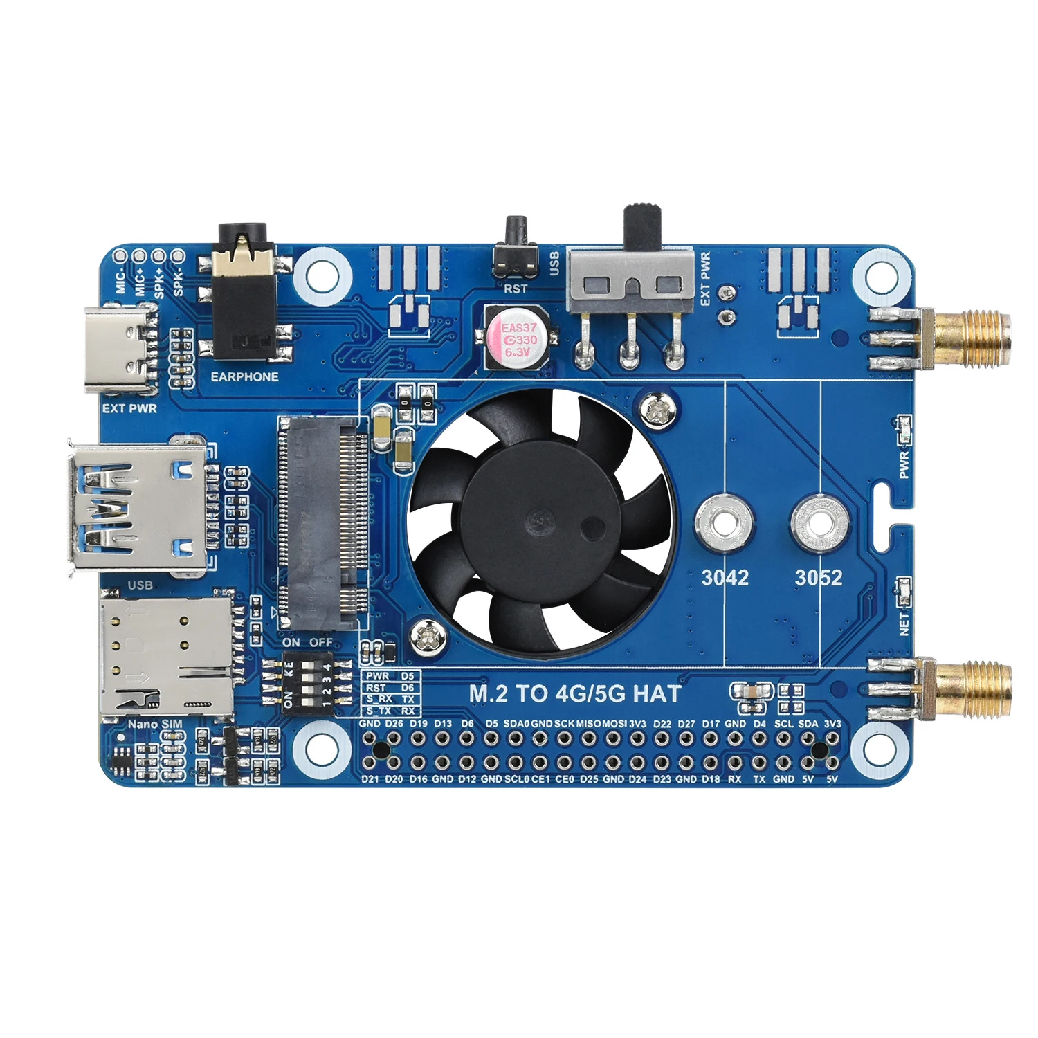 VivaChip Tech4G LTE GPS HAT Co - Raspberry Pi 4 8Gb Ram Kit review and price