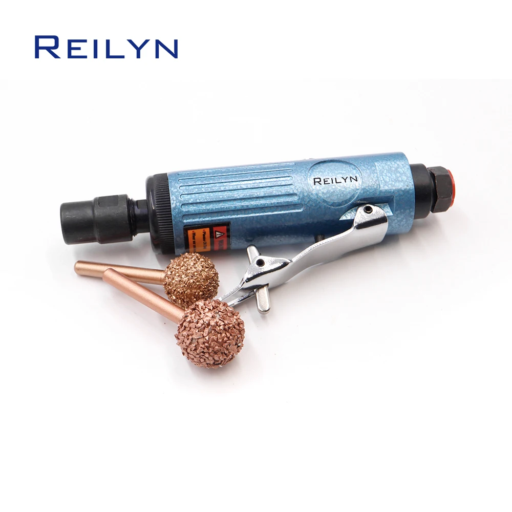 Reilyn Tungsten Steel Car Buffing Wheel Tire Repair Grinding Head 42mm for Low Speed Pneumatic Grinder Wound Tire Buffing