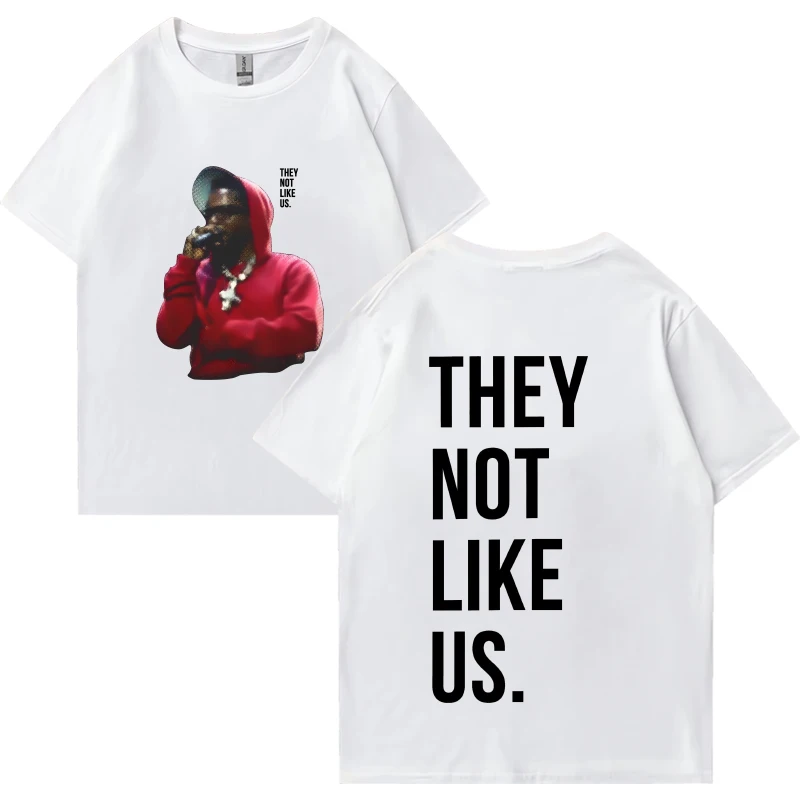 Kendrick Lamar Hip Hop Double Sided Printed T shirt Men Women vintage Casual short sleeve T-shirts Unisex 100% Cotton streetwear