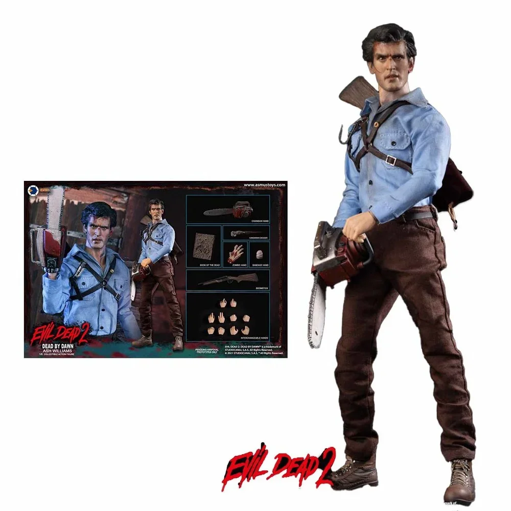 In Stock 100% Original Asmus Toys EDA001 1/6 Evil Dead 2 Ash Williams Pvc Film Character Model Art Collection