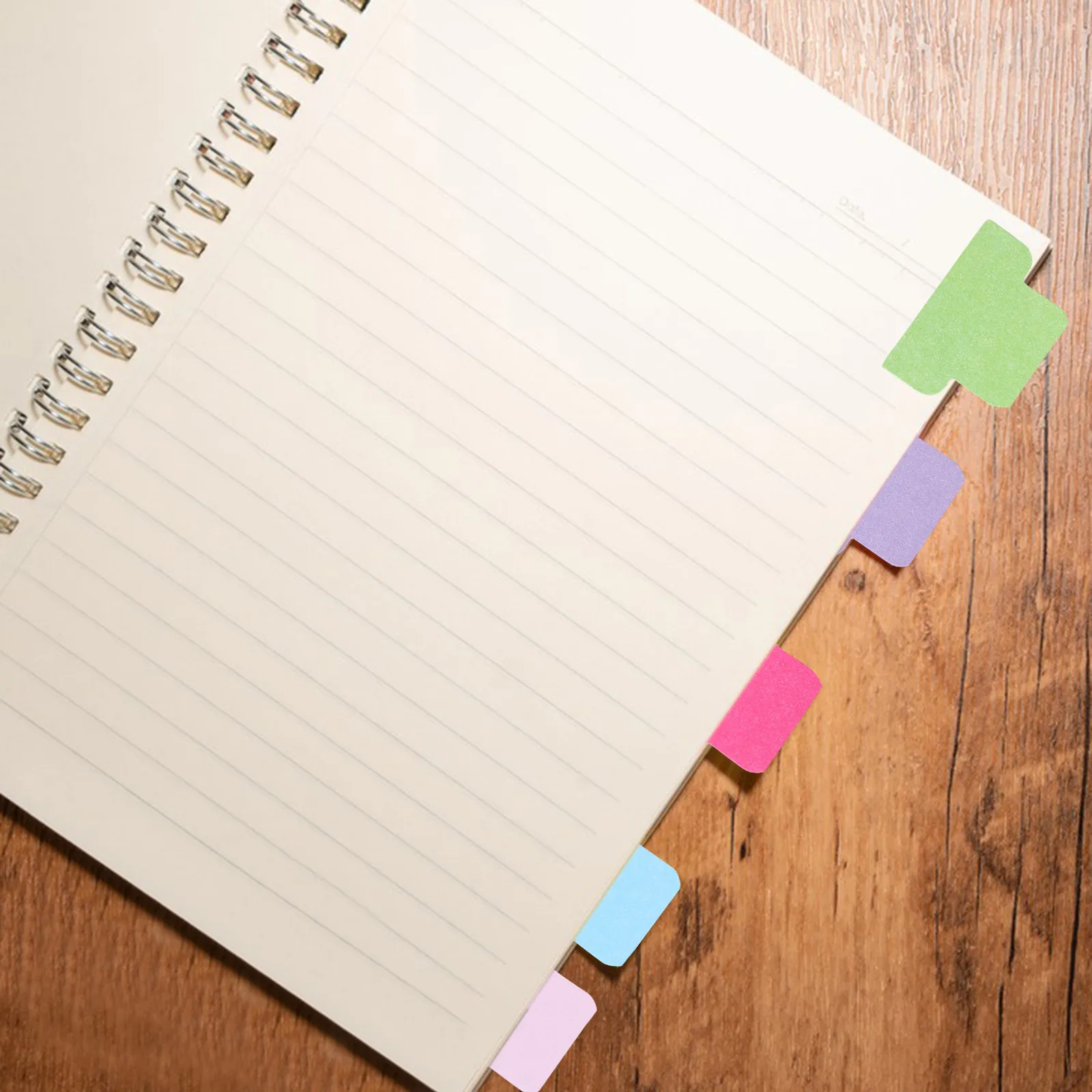 

20 Sheets Notebook Bookmark Index Tabs Self Adhesive Lightweight Page Markers for Home Office File Organization Annotation