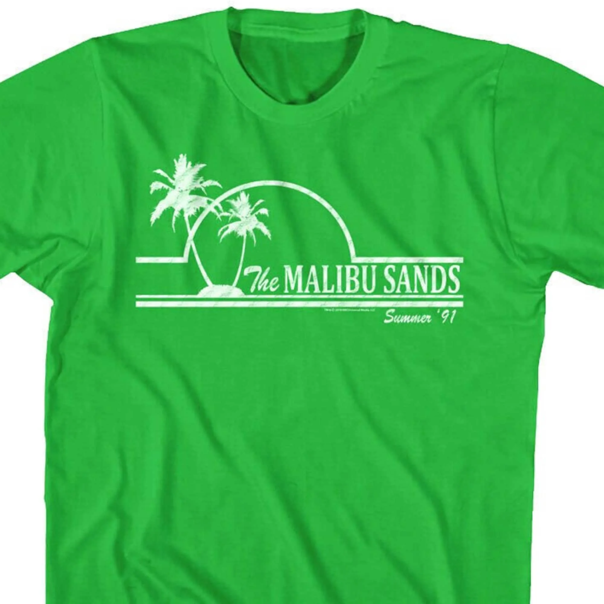 Saved by the Bell Men's TShirt Malibu Sands Summer 1991 Tees