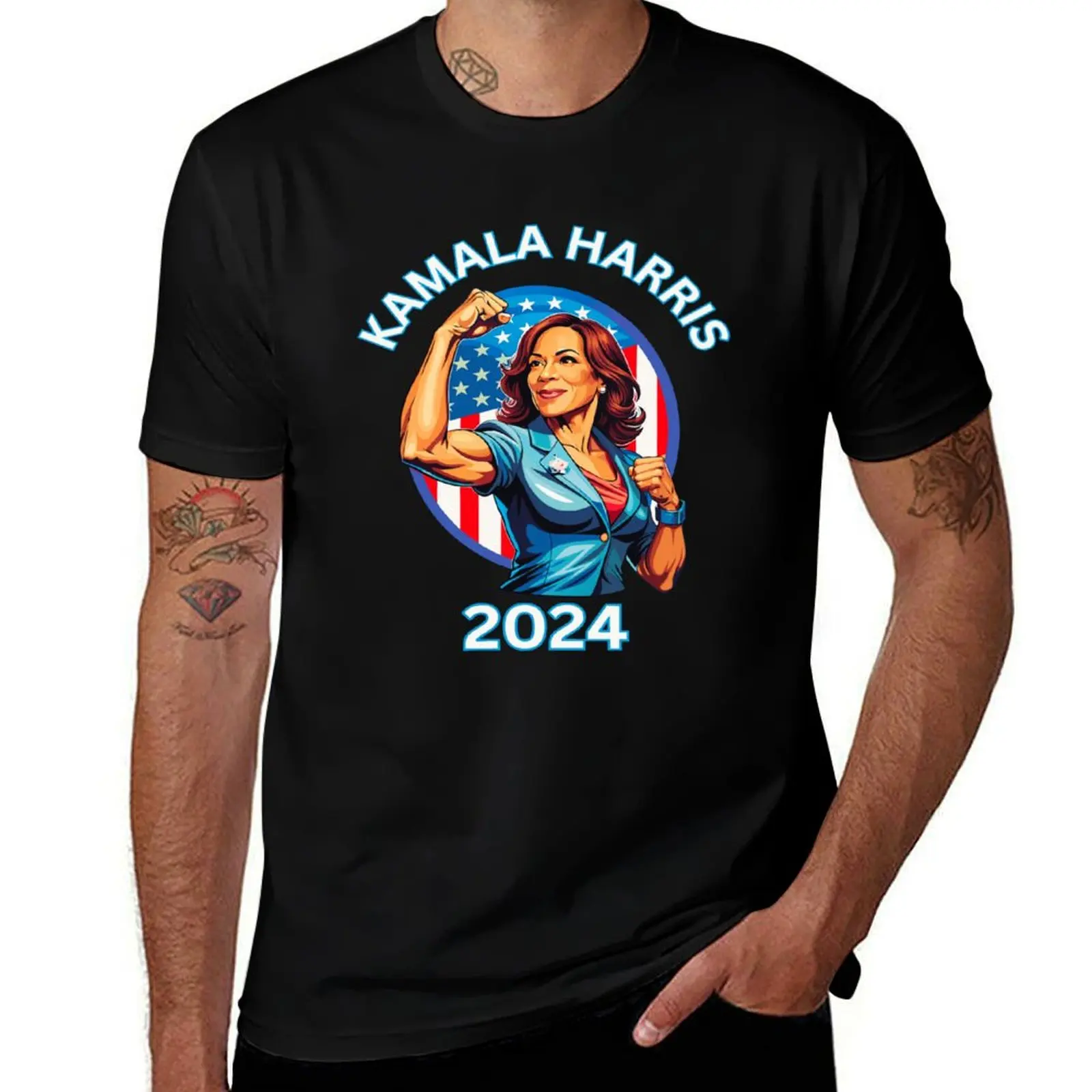 

Kamala Harris Strong 2024 T-Shirt cotton t shirt pack t shirt man plain t shirts for man graphic tees T-shirt