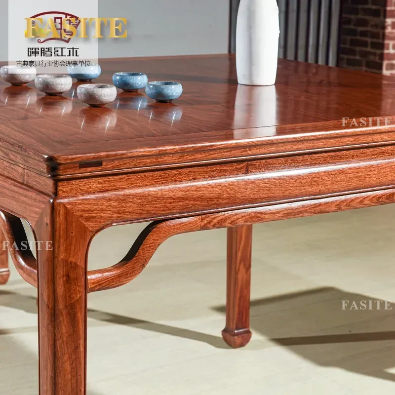 For Hedgehog Red Sandalwood Eight Immortals Table Mahogany Square Dining Table All Solid Wood Furniture for Restaurant Home