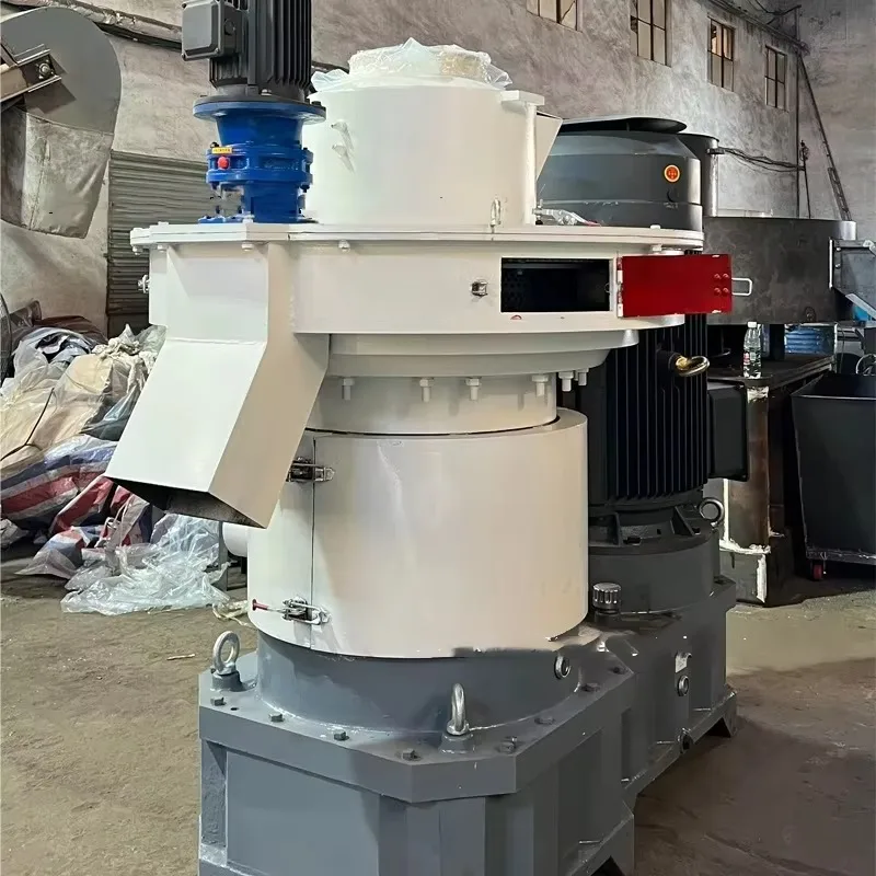 Línea de producción de briquetas de biomasa a gran escala, equipo de procesamiento de juego completo para máquina de pellets de madera pequeña y paja