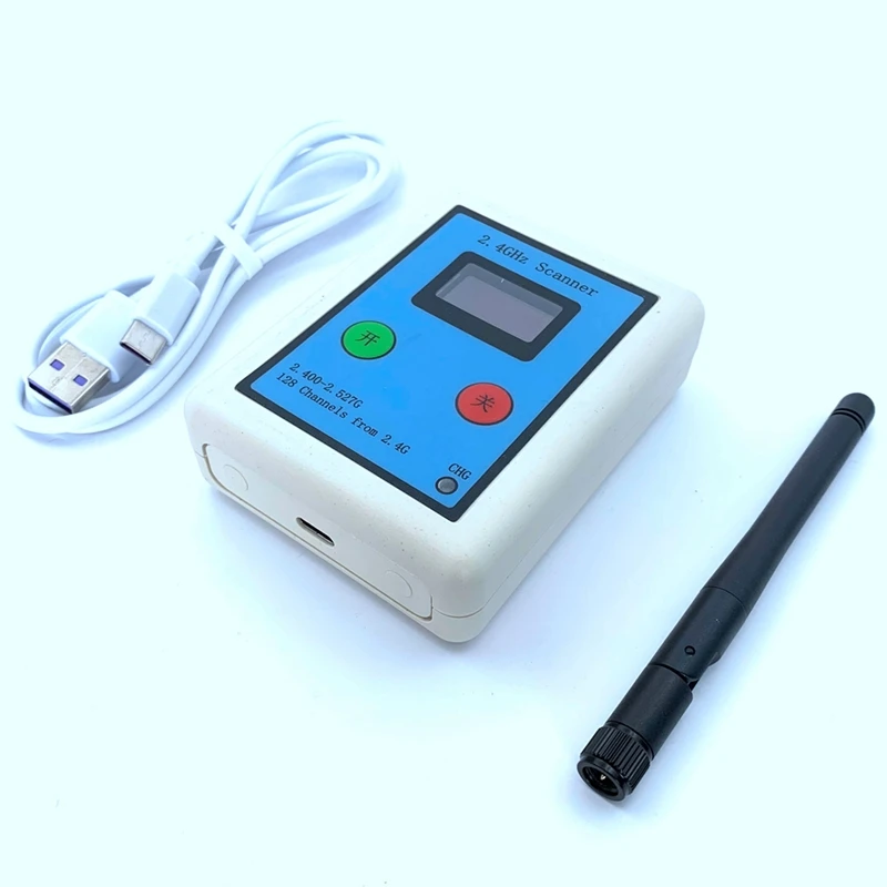 2.4G NRF24L01 analizator widma źródło sygnału skaner wyświetlacz OLED prosty skaner