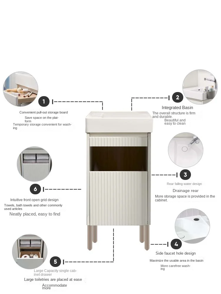 Xl Bathroom Cabinet Balcony Ark Combination Bathroom Wash Basin Whole Washbin More Sizes