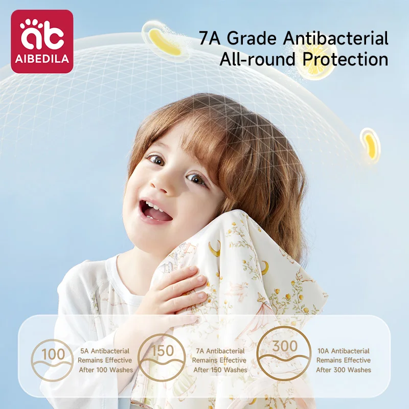 AIBEDILA Class A Modal Baby Sleep Sack Summer Thin Newborn Nightgown All Season Toddler Anti-Kick Sleeping Jumpsuit