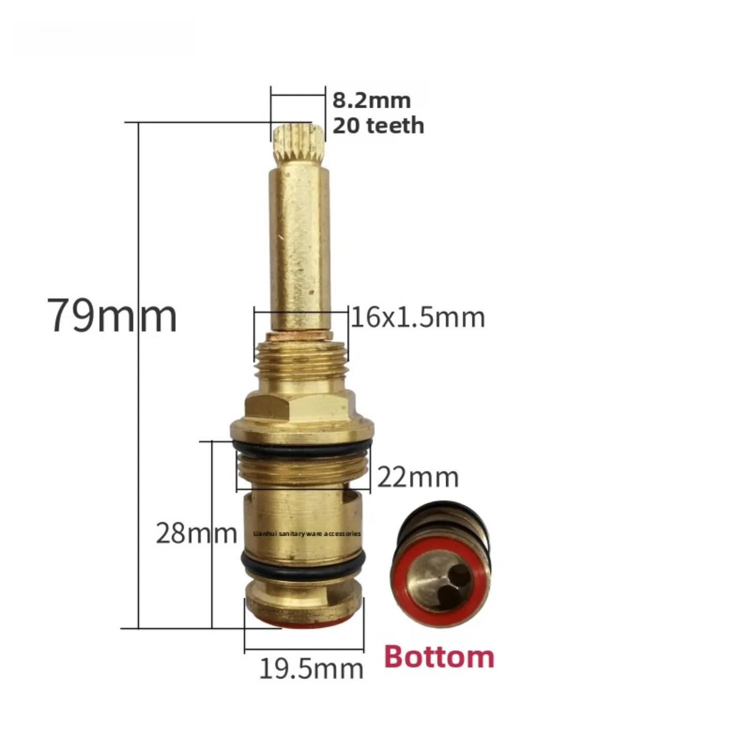 Bathtub Shower Faucet Two Way Three Way Diverter Valve Core Water Flow Switch Converter Replacement
