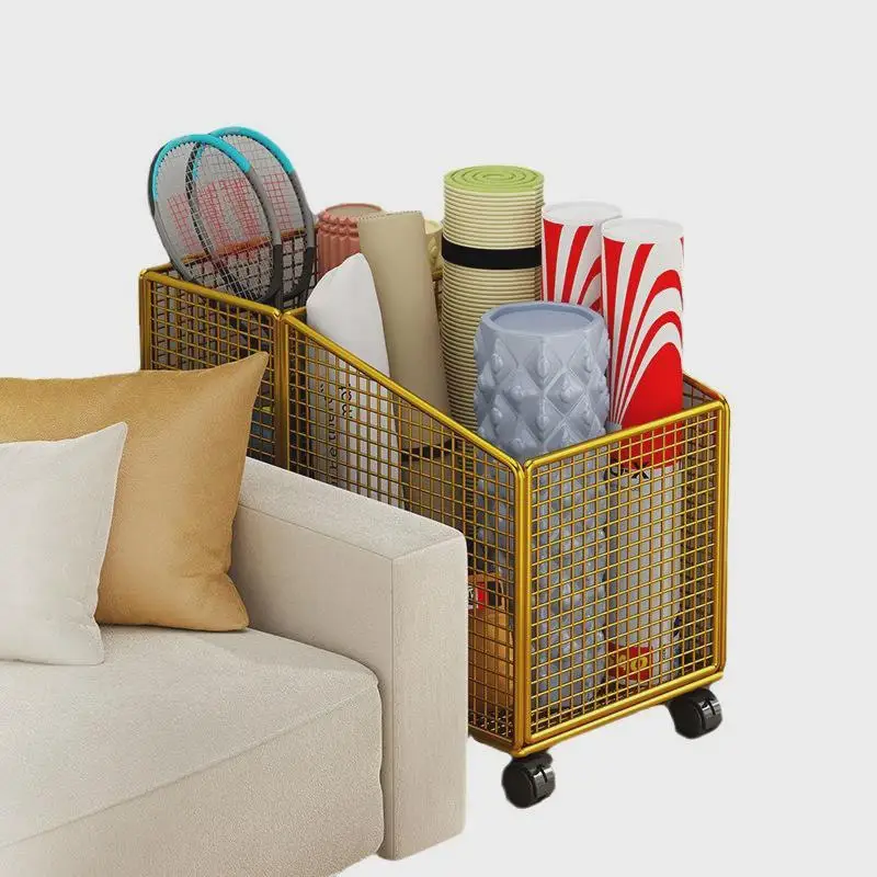

Fitn Equipment Storage Ra Home Tool Storage Basket Sports Baskeall Dumbbell Organizer elf Yoga Mat Holder