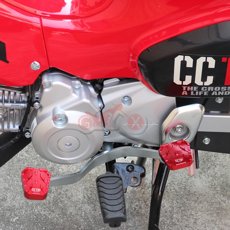 Motorcycle Accessories for Honda Cross Cub CC110 CC 110 Anti Skid Pedal Brake Pedal Front Rear Anti-slip Shift Foot Pads
