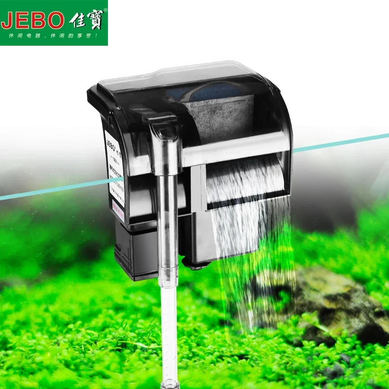 JEBO Aquarium Filter External Hang Up Filter Water Pumps Waterfall Maker Oxygen Setup machine Super For Aquarium Accessories 503