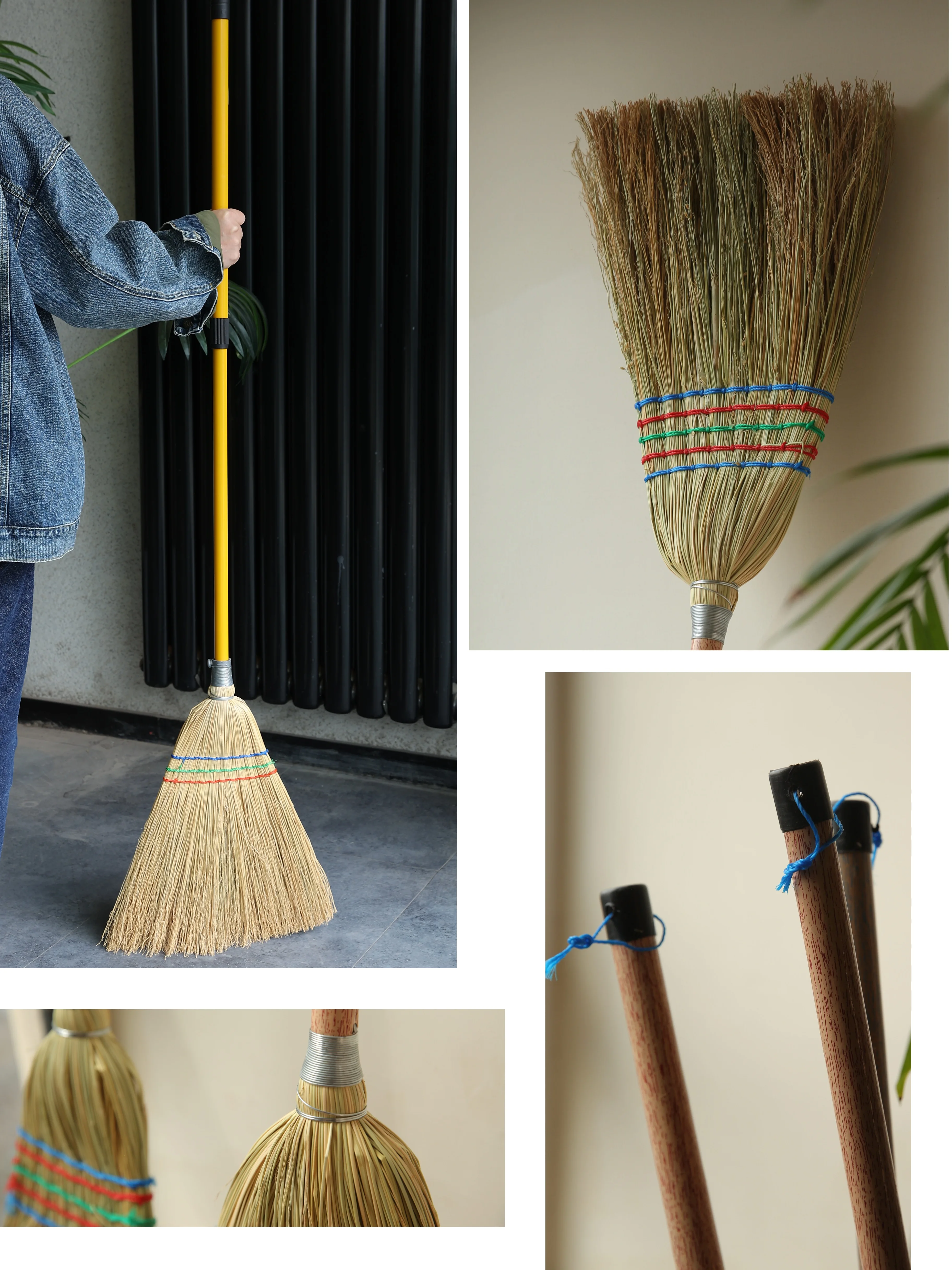 Garden Villa Broom Garden Cleaning Leaf Broom Broom Household Outdoor for Outdoor Use