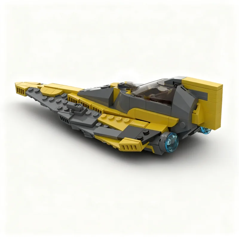 

NEW 260PCS MOC Space Battle Delta 7B Aethersprite Starfighter Model Building Blocks Collectible Display DIY Creative Puzzle Gift