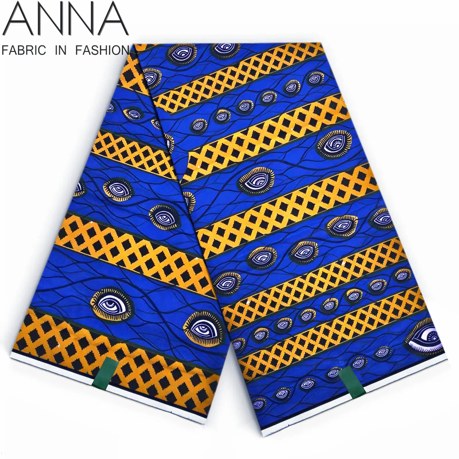 Veritable Wax Ankara Block Prints Batik Fabric African Wax Fabric Nigerian Dutch Hollandais Pagne 100% Cotton For Sewing VL-1174