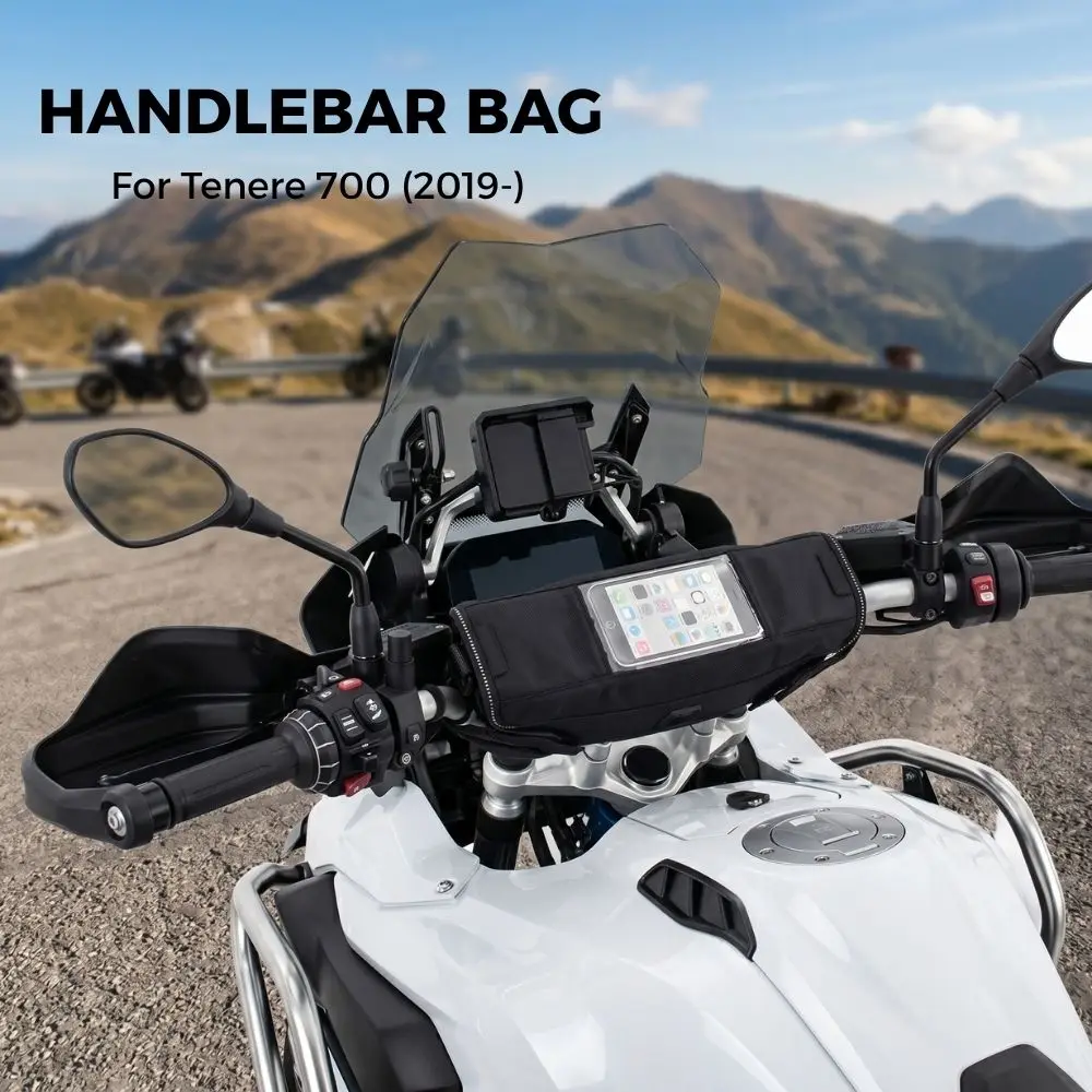 

Motorcycle waterproof handlebar bag for YAMAHA Tenere 700 Tenere 700 (2019-) Portable Phone Touch Navigation Bag Storage Bags