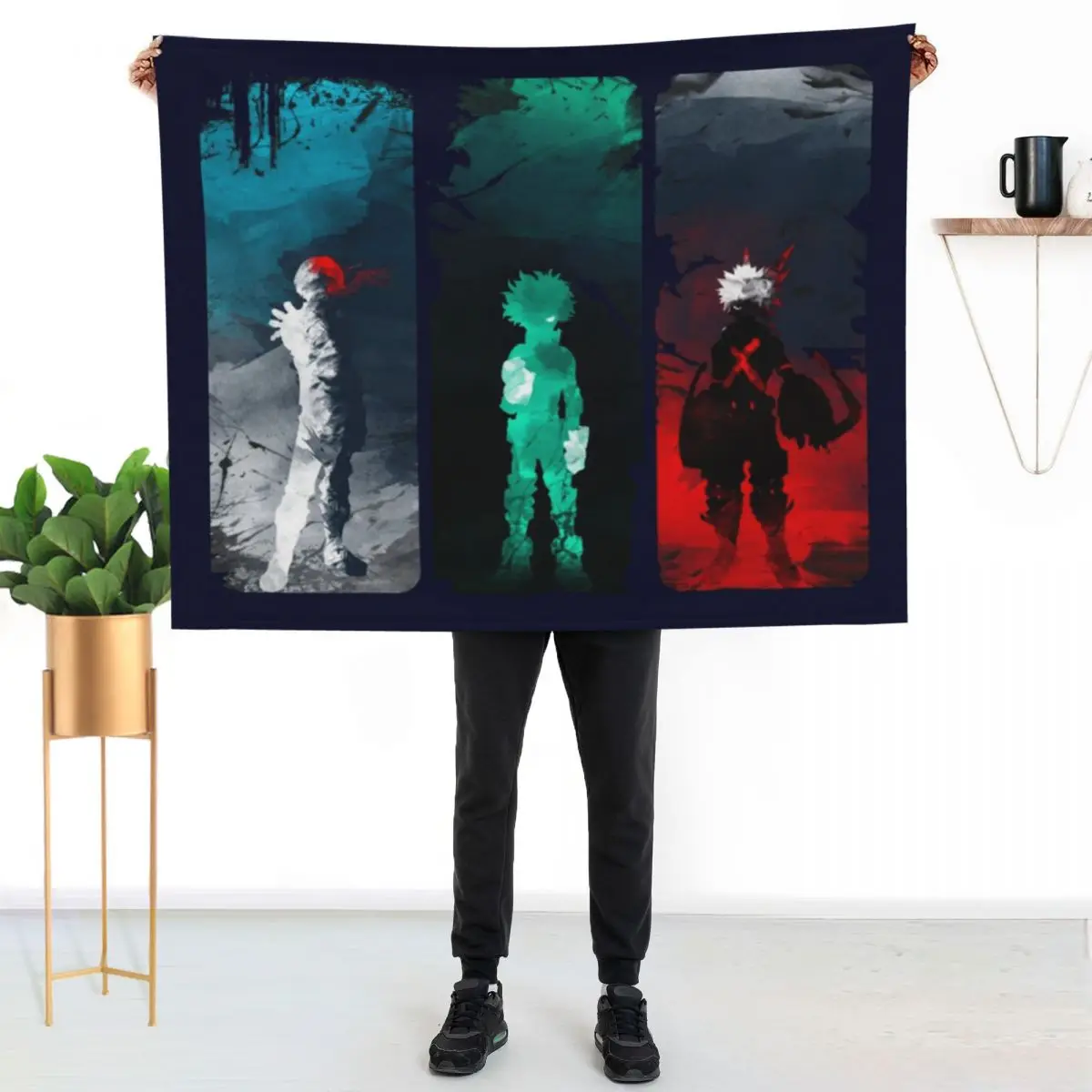 

Three Hero For You Throw Blanket Lightweight Warm Blanket for Travel Camping