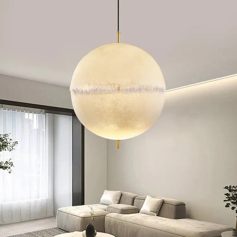 

2025 Italian Postkrisi Designer Moon Pendant Chandelier High-end Atmosphere Lamp In Living Room Bedroom House Deceration LED Lig