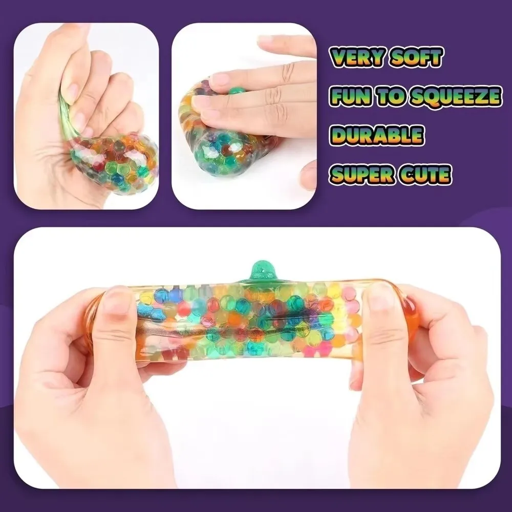 New Colorful Halloween Pumpkin Stress Balls Slow Resilience Soft Fidget Fidget Jack O Lantern Holiday Decorations