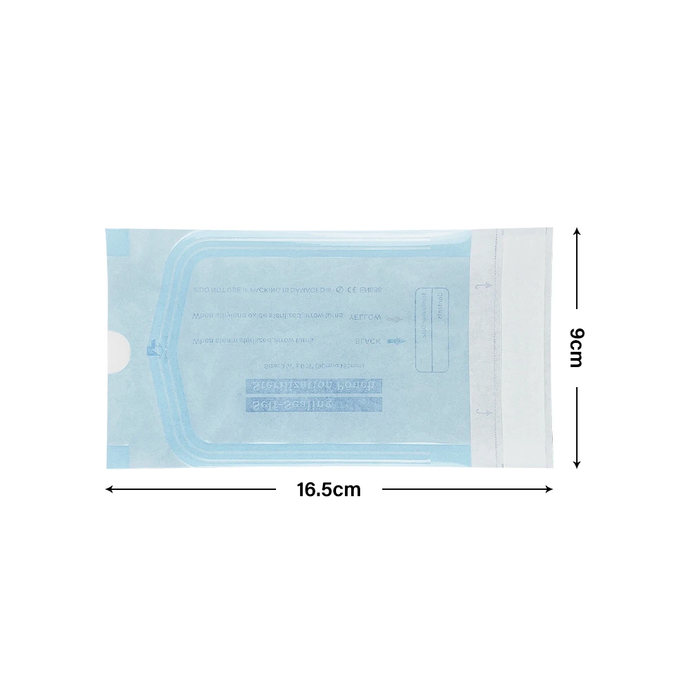 200pcs/box Self Sealing Sterilization Pouch Bags 5 Sizes Medical-Grade Disposable For Dental Medical Instrument Tattoo Nail Tool