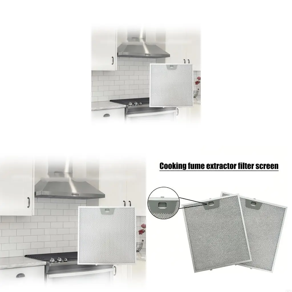 J6PE Double Pack Multi Layer Metal Oil Filters For Range Hoods