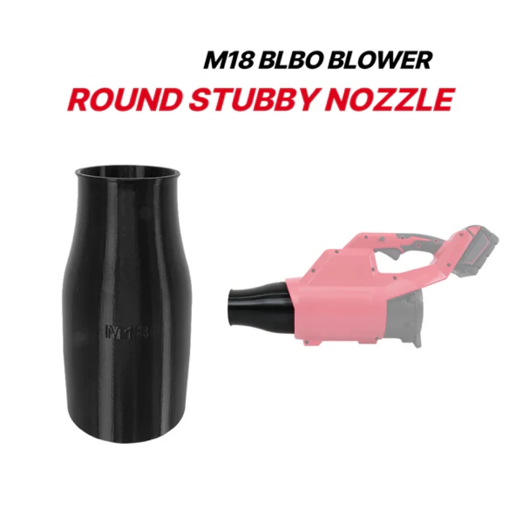 

for Milwaukee M18 BLBO Blower Round Stubby Nozzle – Concentrated Airflow Attachment