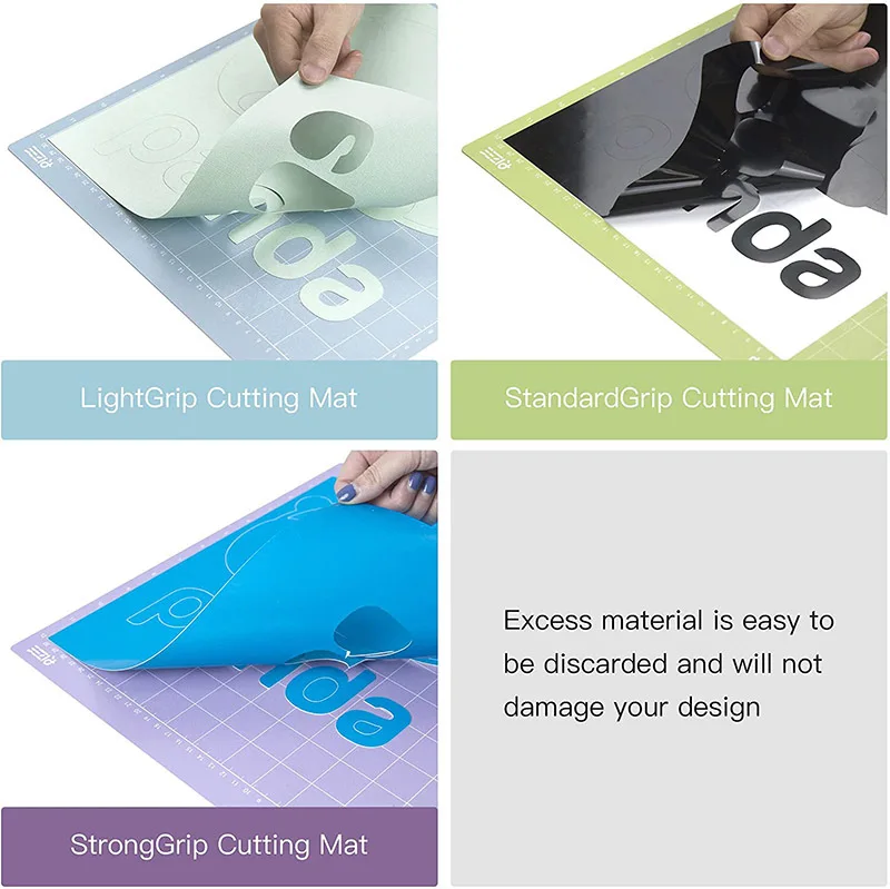 Imagem -03 - Gravura Máquina Base Plate Cutting Mat Cameo Adesivos Pvc Mats 12x1 Polegada pc Pcs