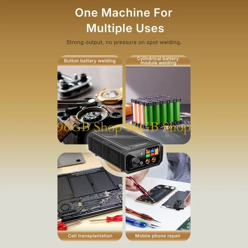 96GB High Power Point Welder 10000W With Double Pulses Mode for Vehicle Manual Repair