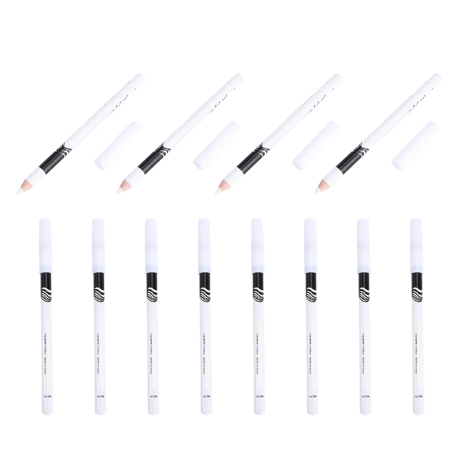 قلم تحديد العيون الناعم 12 قطعة مقاوم للماء الأبيض الكذب دودة القز قلم ماكياج عينيه أقلام قابلة للمزج سهلة الإنزلاق #2