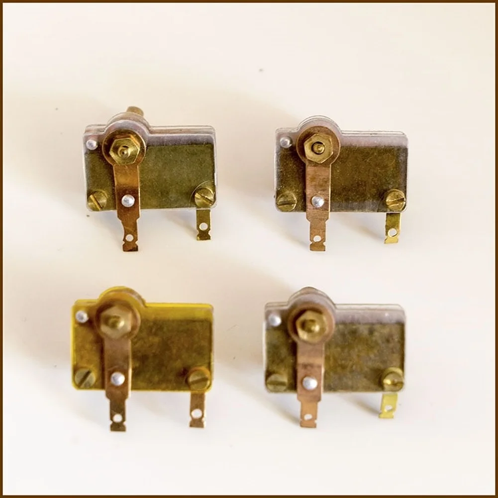 270PF Variable Capacitor Metal Yellow Single Layer Tuning Component For Crystal And Transistor Radio Restoration Part