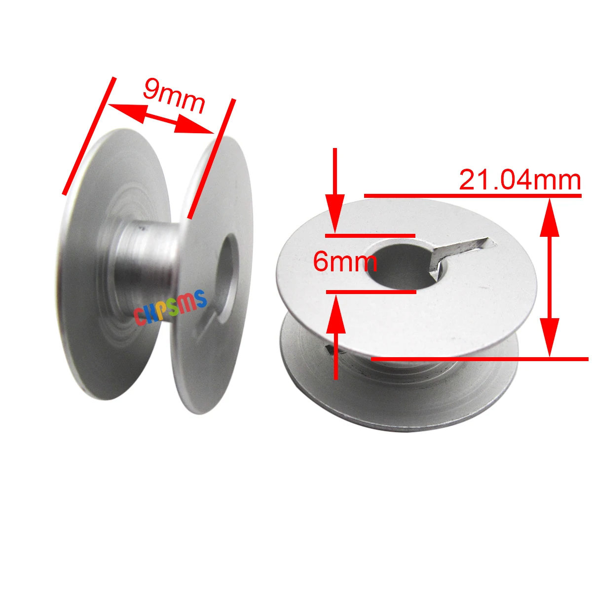 5 PCS. INDUSTRIAL SEWING MACHINE BOBBIN CASE #BC-DB1 (52237) AND 20 PCS BOBBINS #55623AS FIT FOR JUKI CONSEW SINGER BROTHER