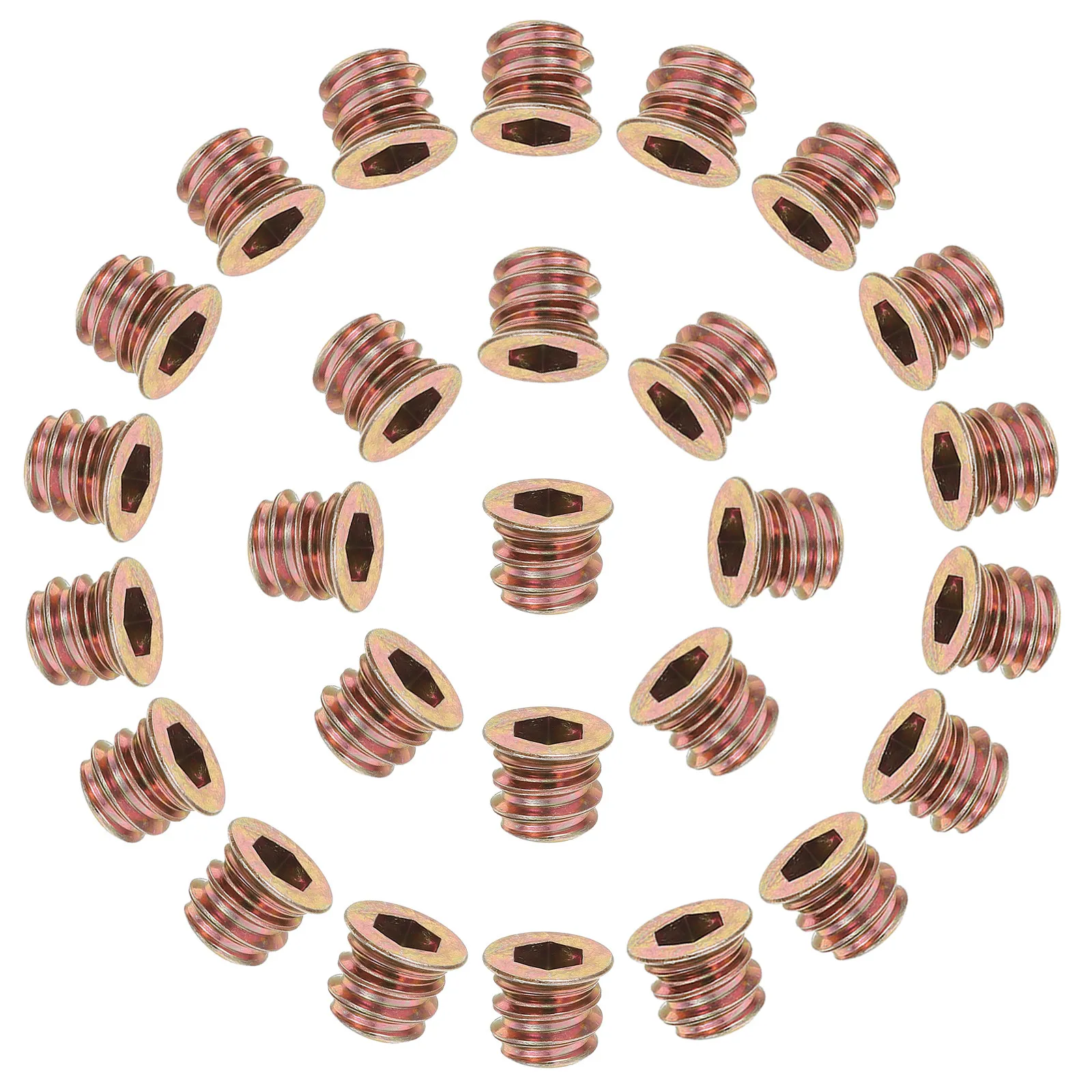 50 قطعة من الصواميل المدمجة لل - مراجعة Furniture Hardware Threaded Inserts وسعره