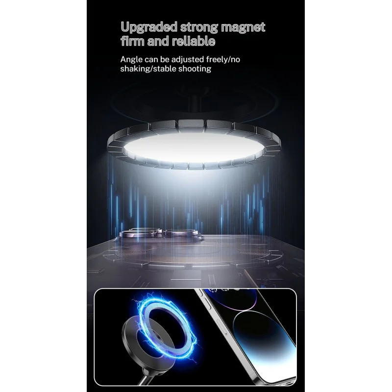 Magnet Car Phone Holder Magsafe Vacuum Suction Cup 360 Degree Adjustment For All Phones Navigation Bracket